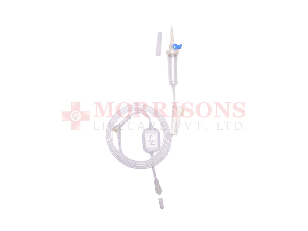 Infusion Set With 0.2 Micron Fluid Filter - Moliguard Plus